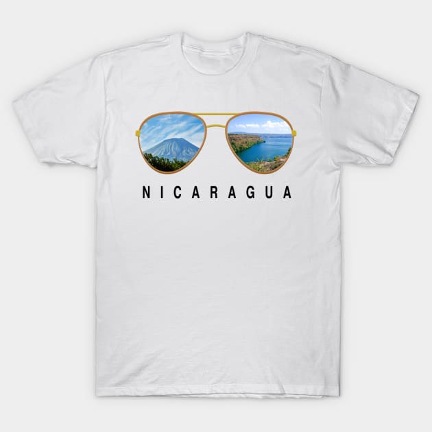 Nicaragua Sunglasses T-Shirt by JayD World